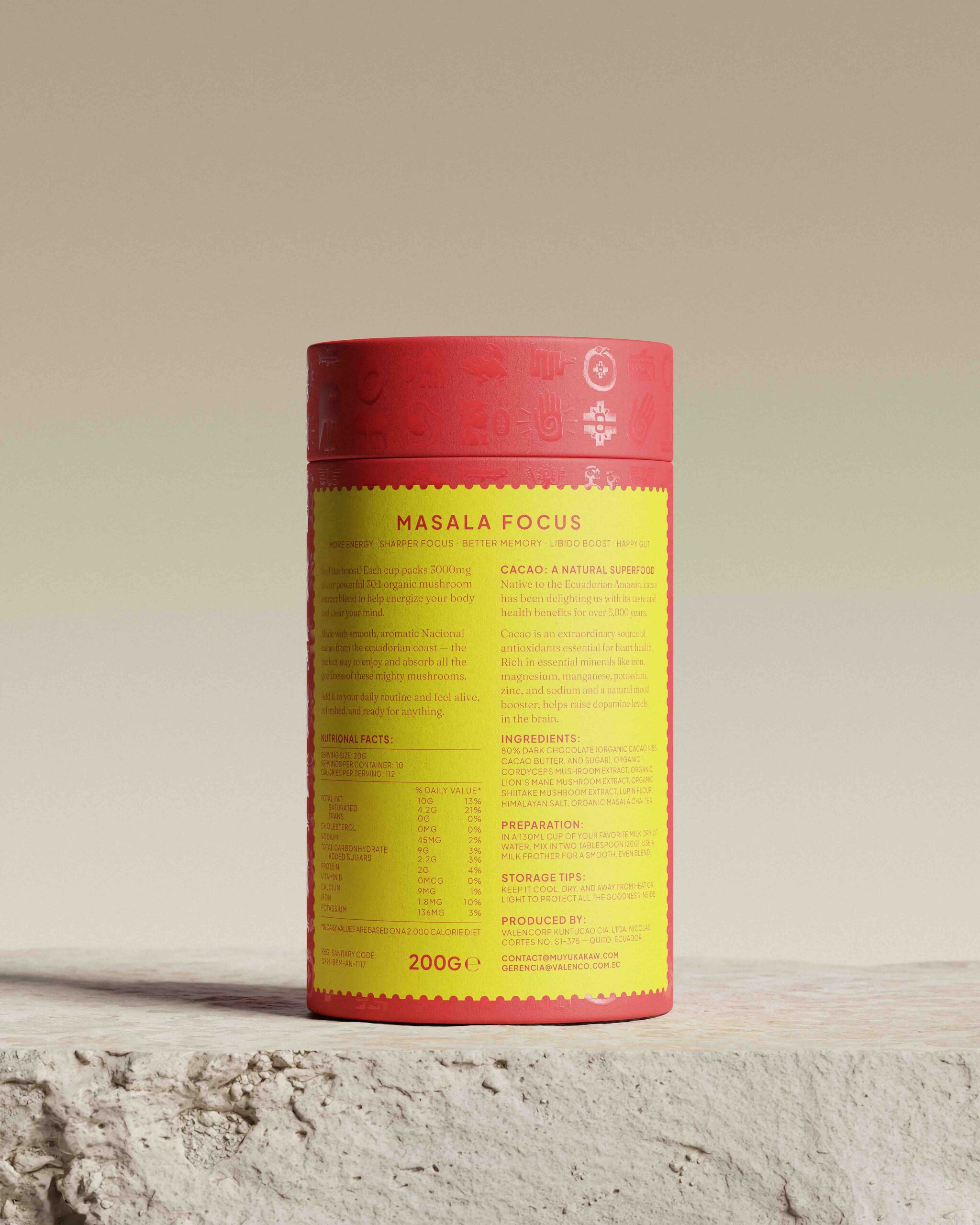 Masala Back of Pack Ceremonial